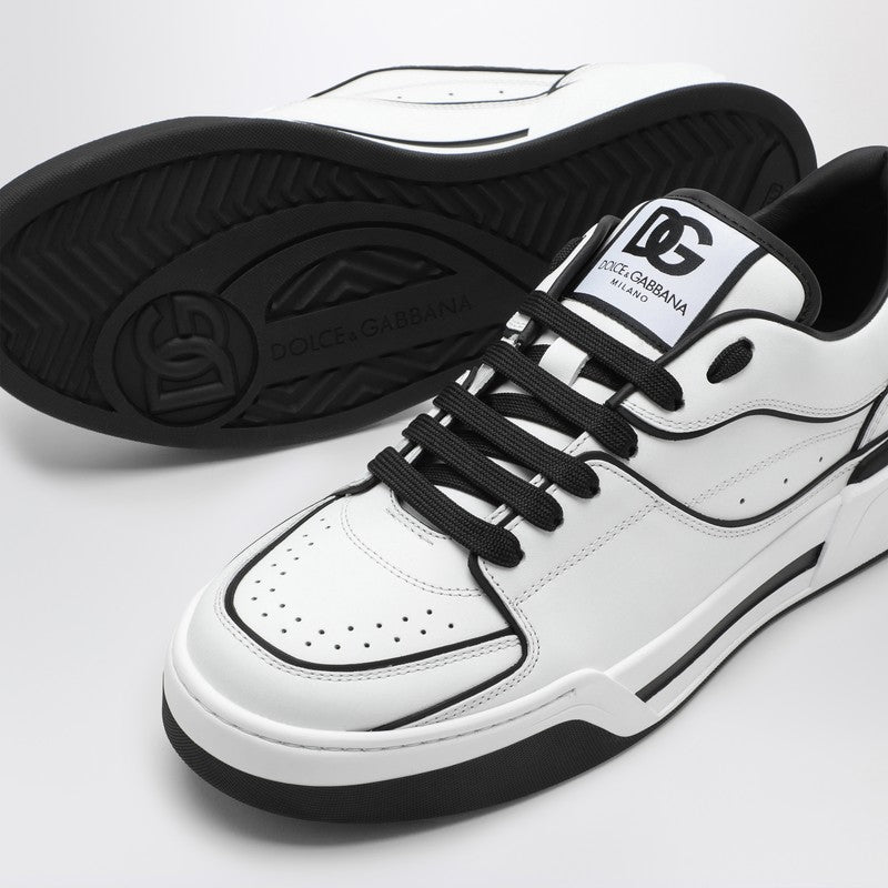 Dolce & Gabbana New Roma white/black leather low Sneaker CS2036AY965P_DOLCE-89697