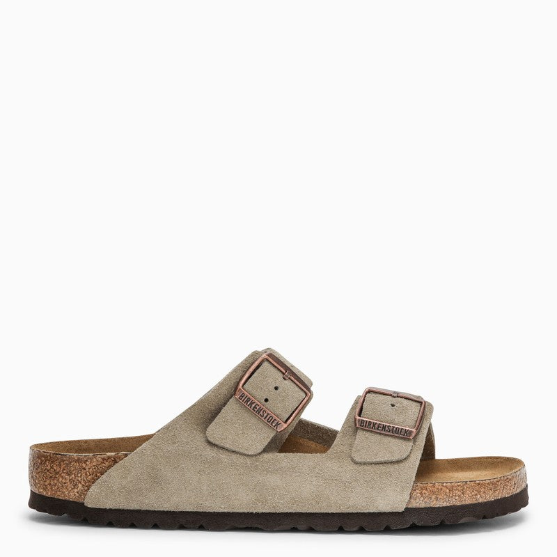 BIRKENSTOCK Taupe suede Arizona slide 951303SUEO_BIRKE-TA