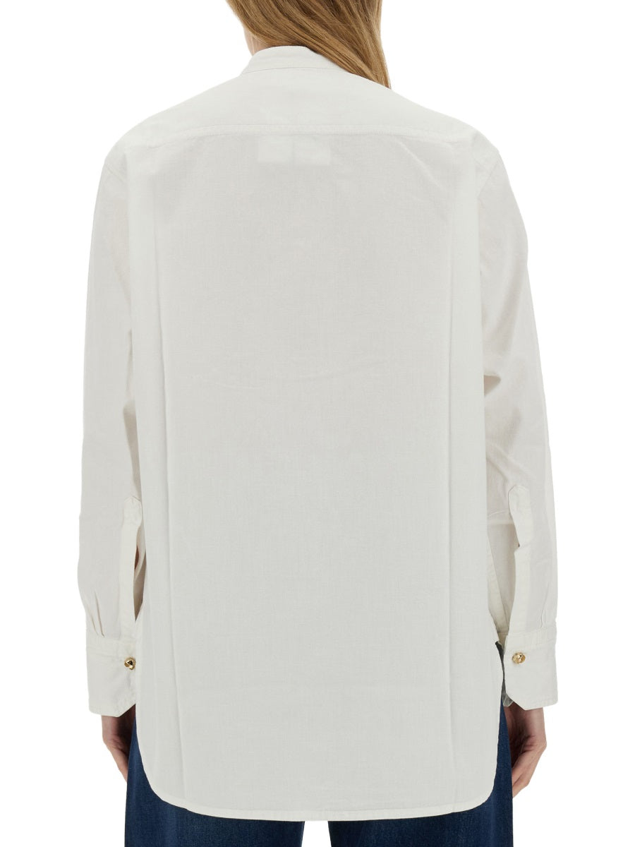 VICTORIA BECKHAM COTTON SHIRT 1224DSH005422AWASHEDWHITE