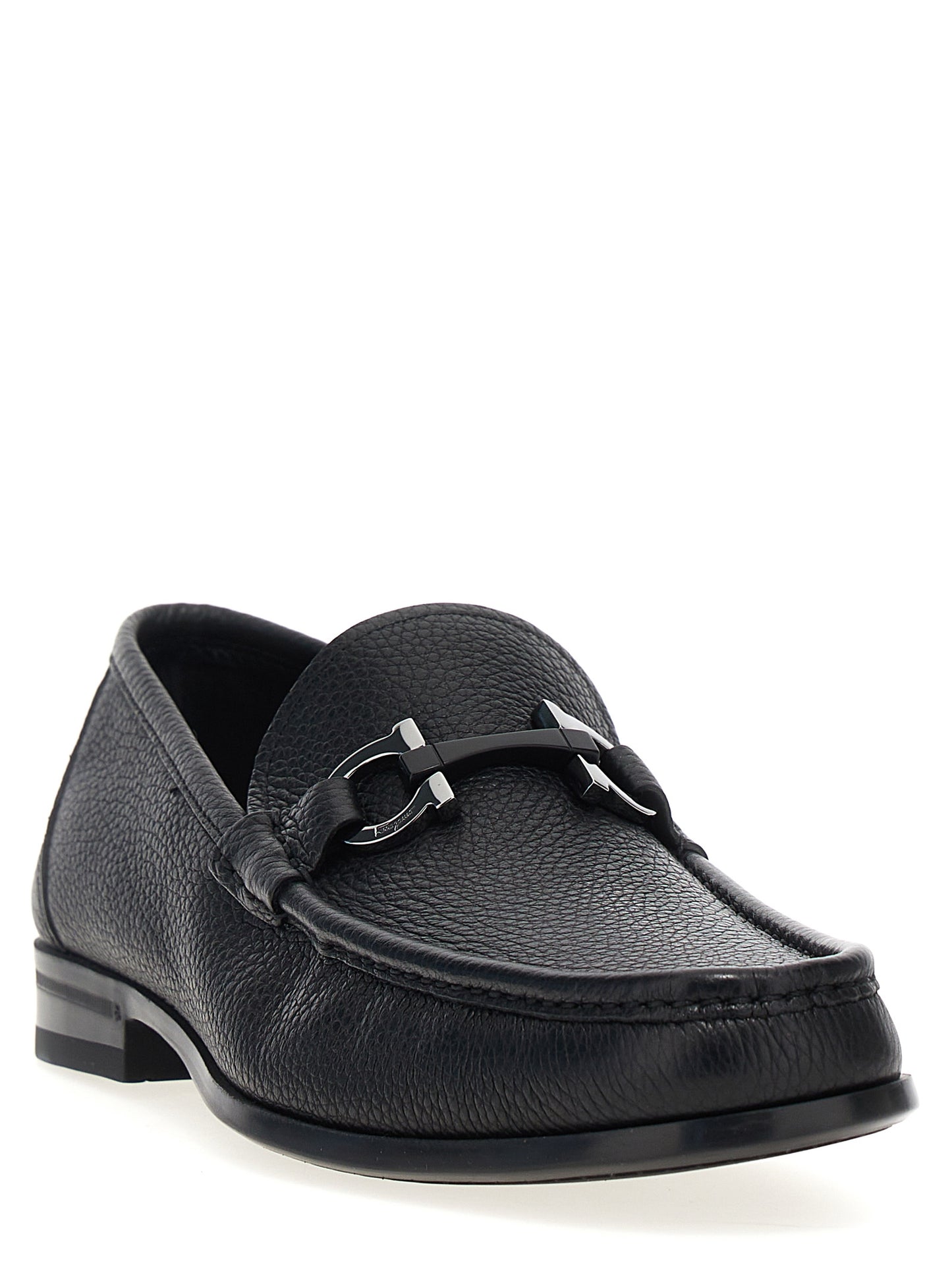 FERRAGAMO 'GRANDIOSO' LOAFERS 642848NERO