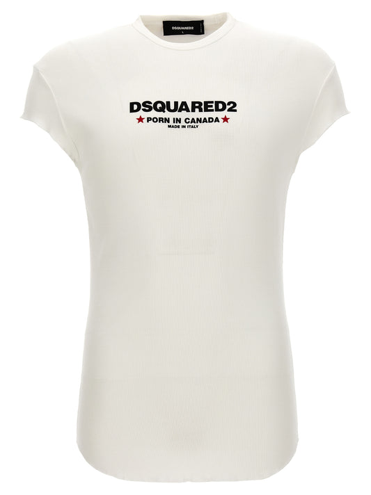 Dsquared2 'PORN IN CANADA' T-SHIRT S71GD1382S24623100