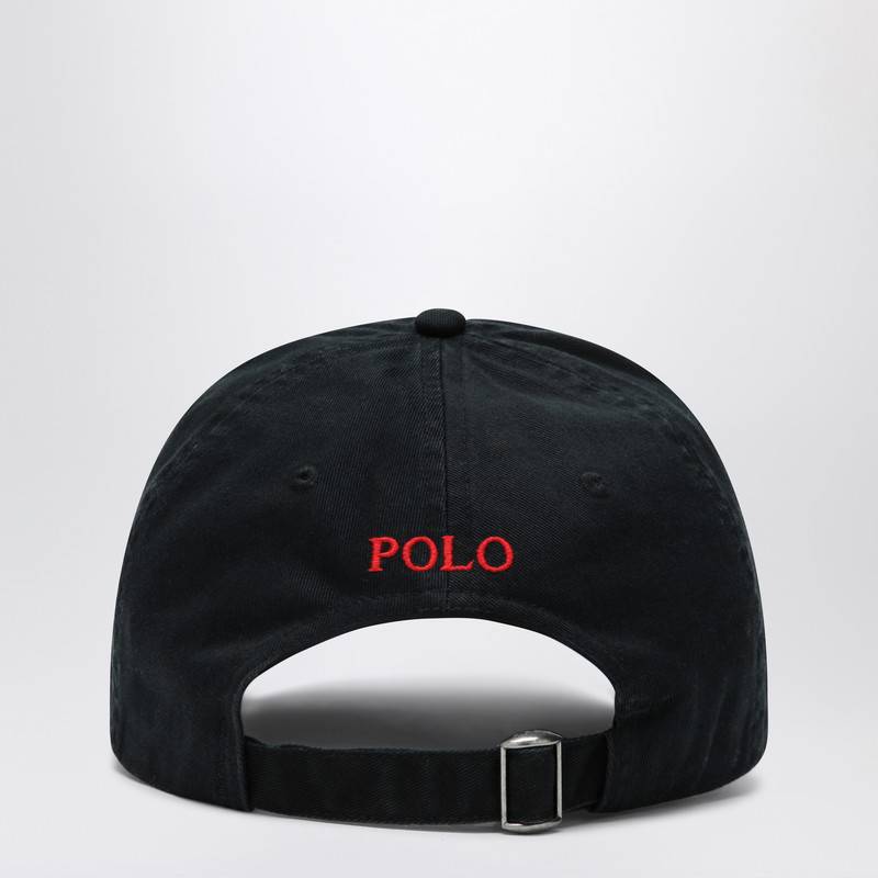 Polo Ralph Lauren Black cotton hat with logo 710548524012COQ_POLOR-PR