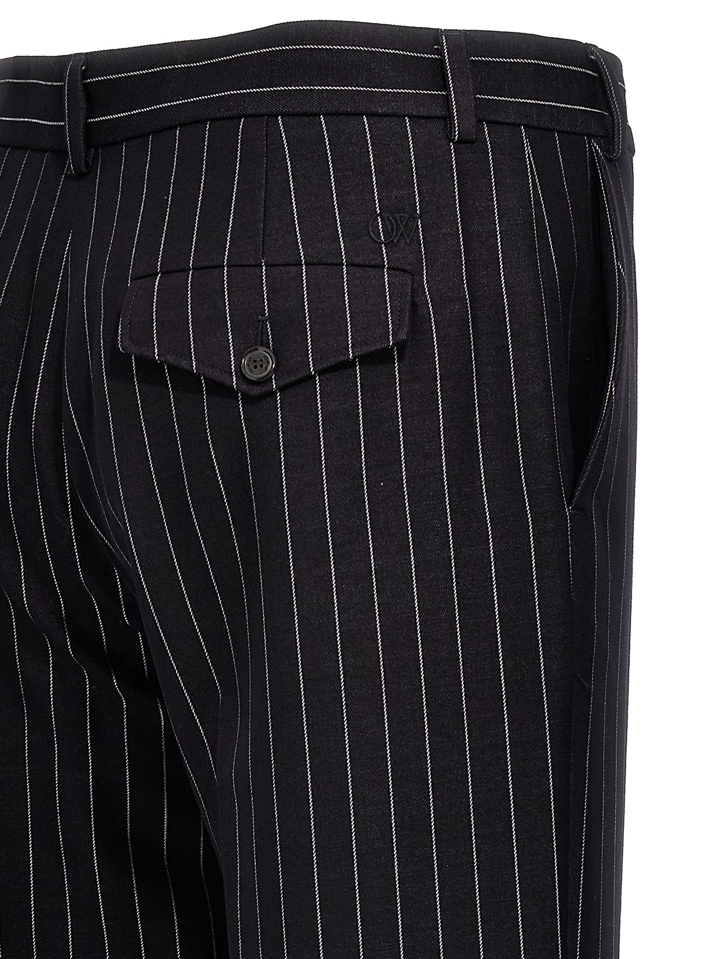 Off-White '23 PINSTRIPES' PANTS OMCO033S24FAB00247474747