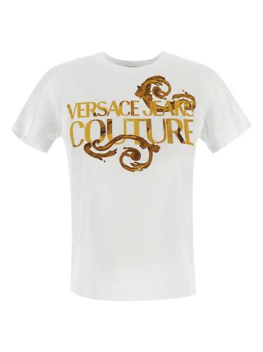 VERSACE JEANS COUTURE VERSACE JEANS COUTURE T-shirt white 76HAHG00CJ00GG03