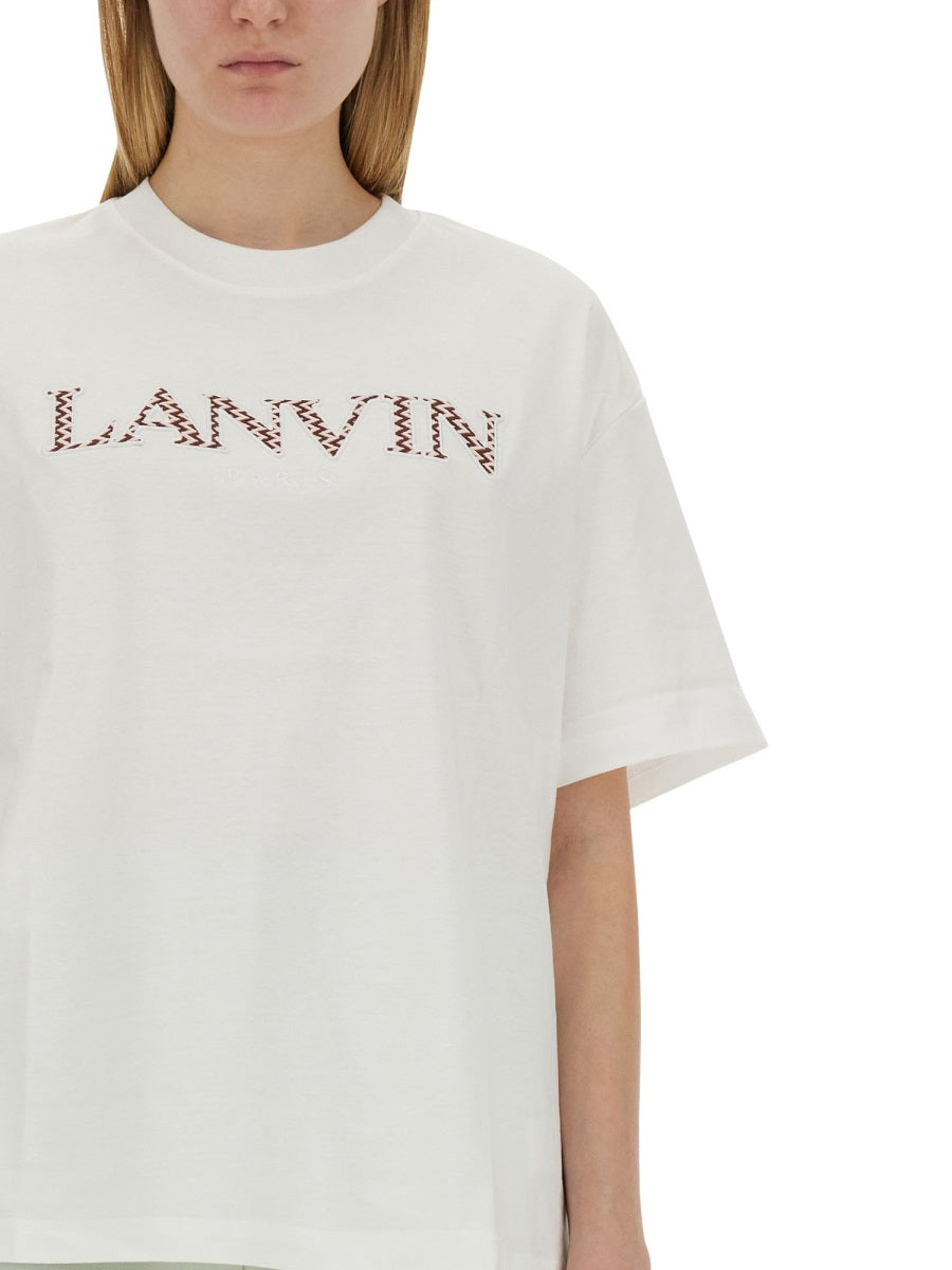 LANVIN T-SHIRT WITH LOGO RW-TS0022J207-P2401