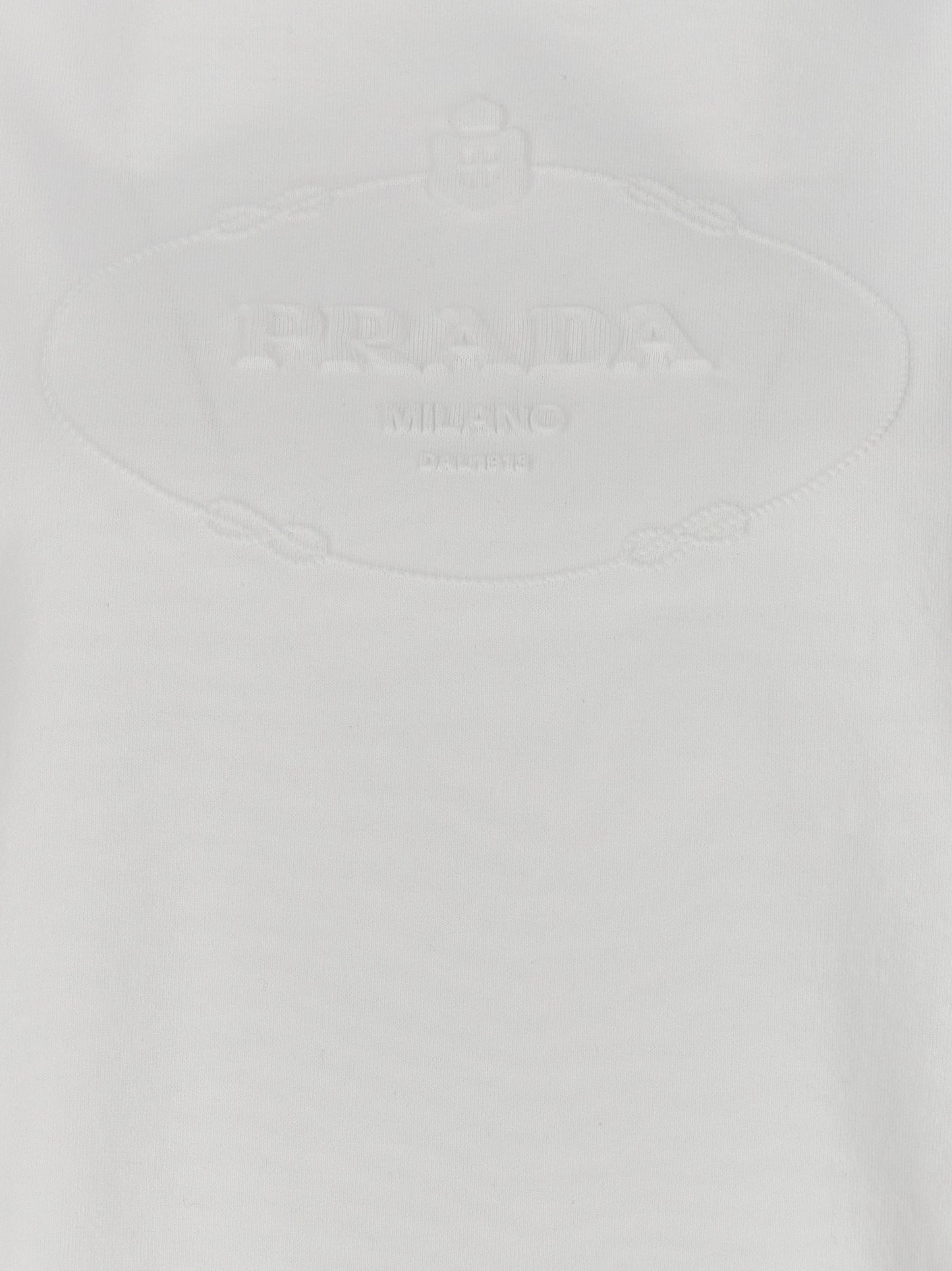 Prada LOGO CROPPED T-SHIRT 3546BSOOO14LQF0009