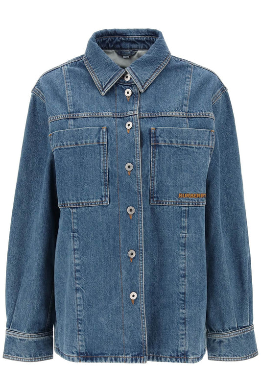 Burberry 'bensen' denim overshirt 8073159A3322