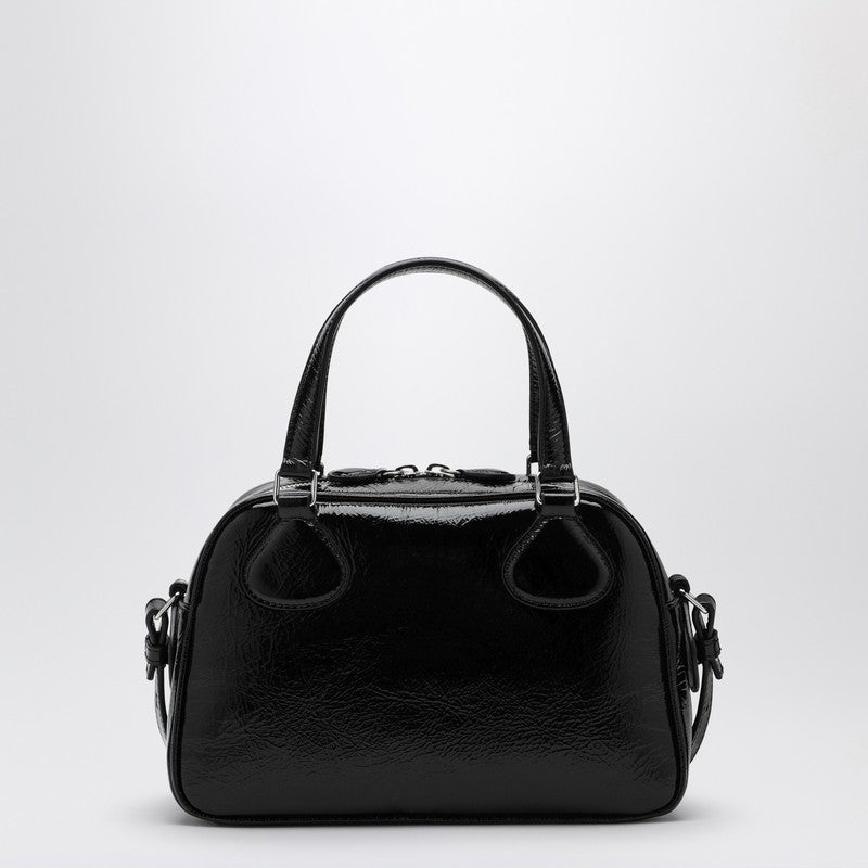 Courrèges Reedition Bowling bag black patent leather PERGSA062CR0044P_COURR-9999