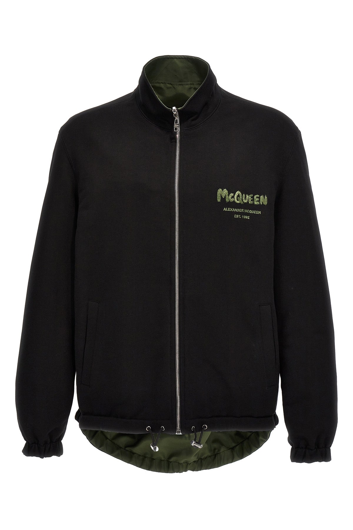 Alexander McQUEEN REVERSIBLE BOMBER JACKET 766091QTAAR0519