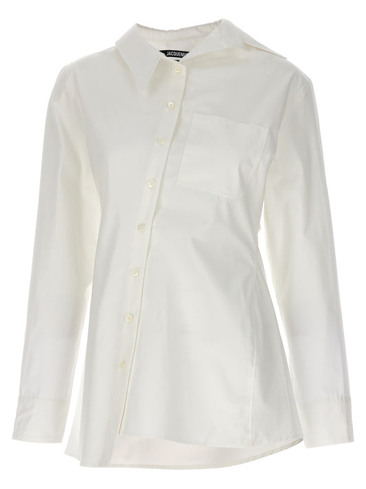 JACQUEMUS 'LA CHEMISE PABLO' SHIRT 24E241SH0621520WHITE