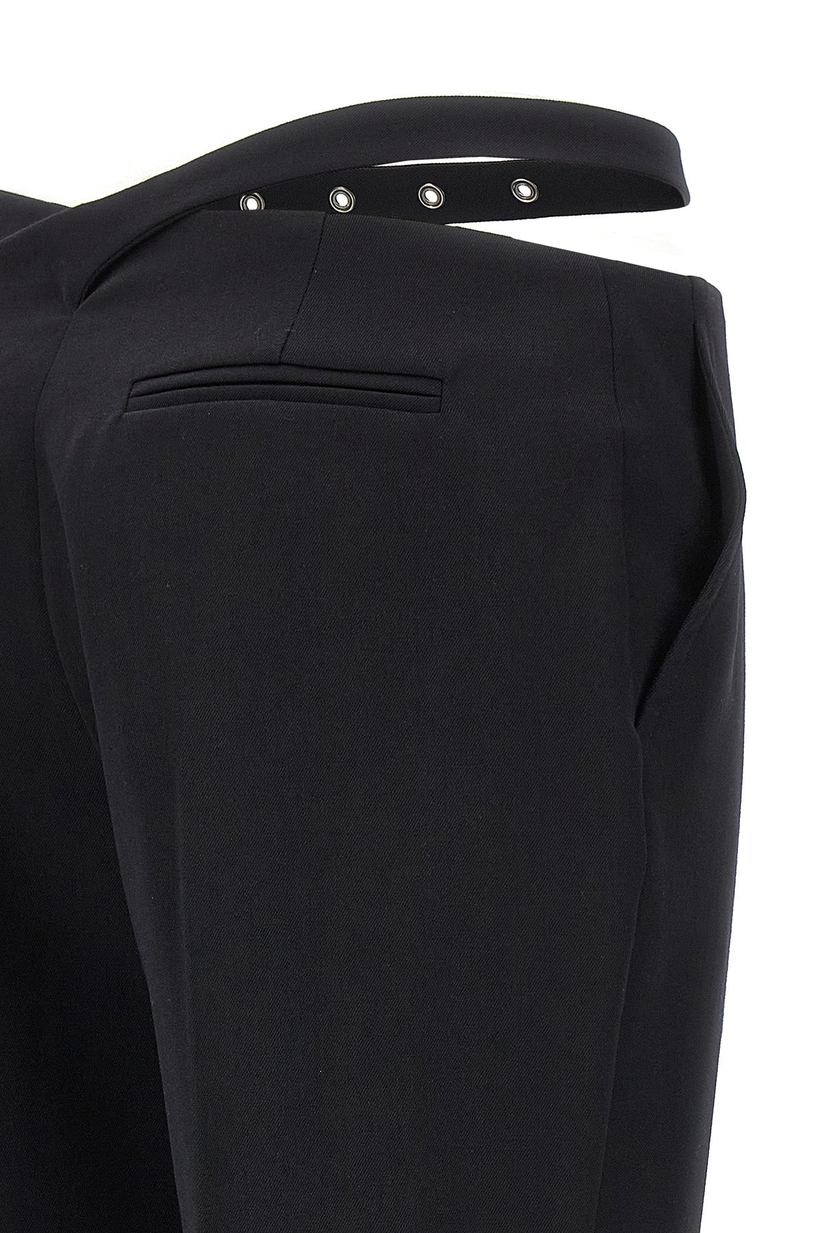 THE ATTICO BELT DETAIL TROUSERS 241WCP167W046100