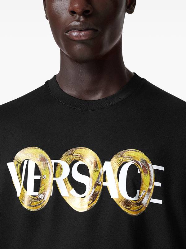 VERSACE T-shirts and Polos Black 10133021A134012B510