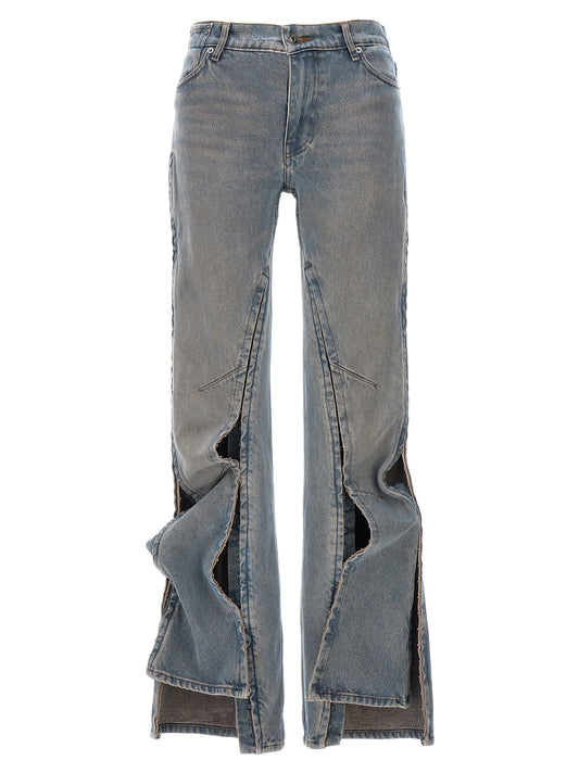 Y/Project 'HOOK AND EYE' JEANS 107PA002VINTAGEPINK