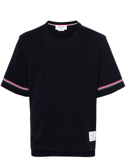 Thom Browne T-shirts and Polos Blue MJS282AJ0199415