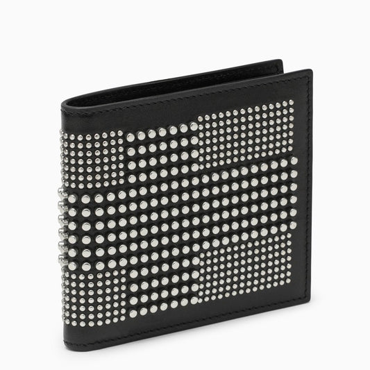 Alexander McQUEEN Black studded leather wallet 6021371AAQ2O_ALEXQ-1000