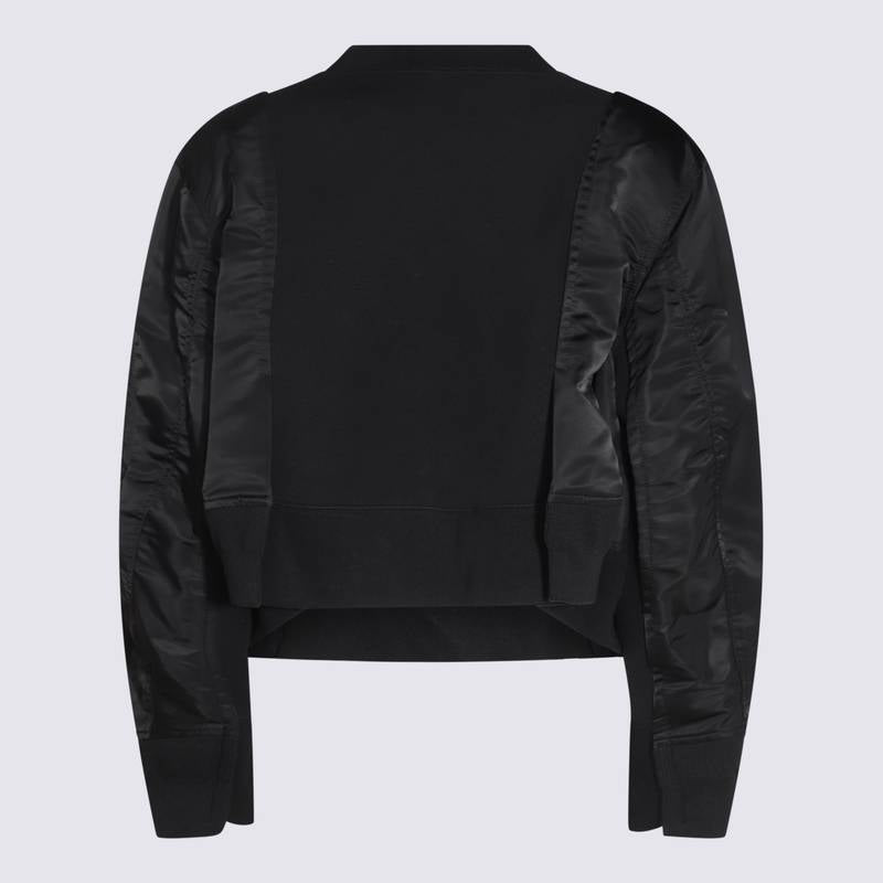 sacai Sweaters Black 2407452001