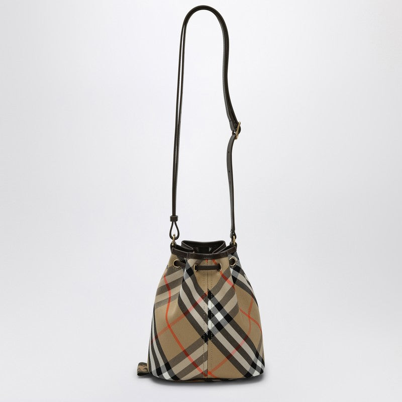 Burberry Small bucket with shoulder strap Check 8093804159199P_BURBE-B9368