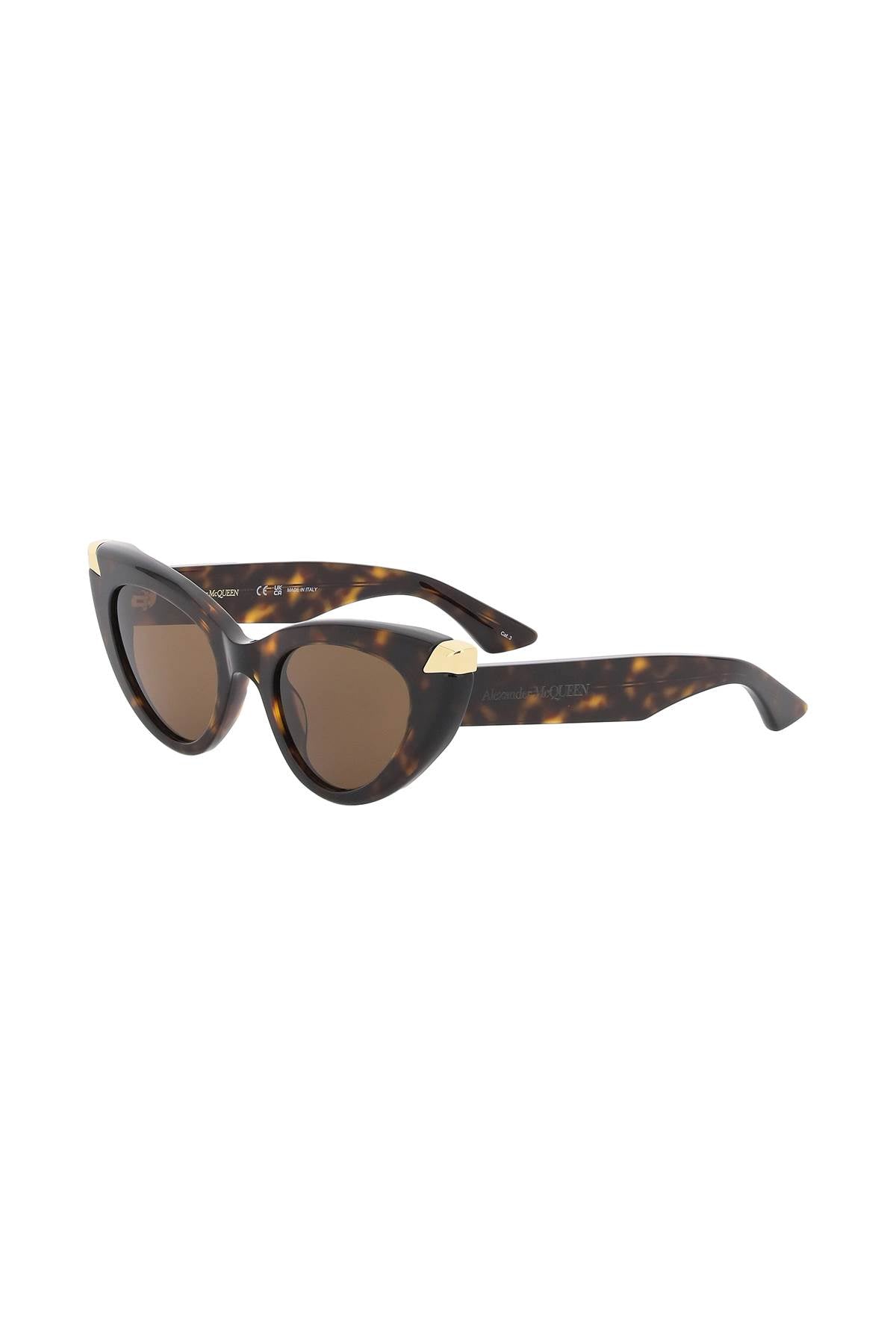 Alexander McQUEEN punk rivet cat-eye sunglasses for 781203J07492305