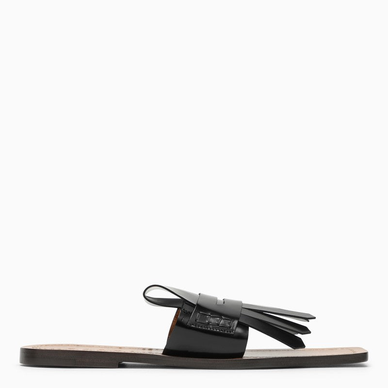 Marni Black leather Bambi sandal SAMS019800PS679O_MARNI-00N99