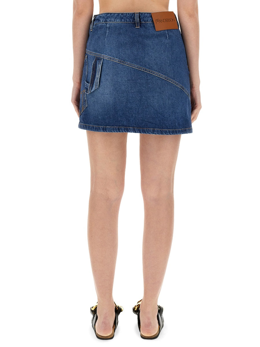 JW Anderson  DENIM MINISKIRT DK0020PG1499804