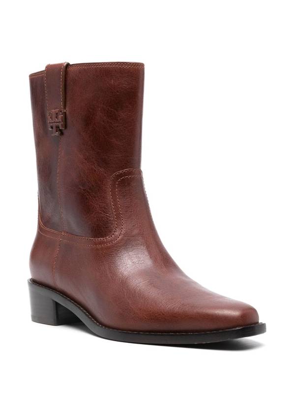 TORY BURCH Boots Leather Brown 158829200