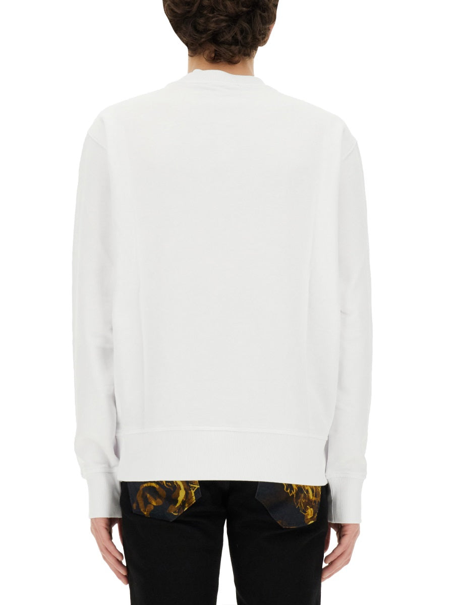 VERSACE JEANS COUTURE SWEATSHIRT WITH LOGO 76GAIG02CF01G003