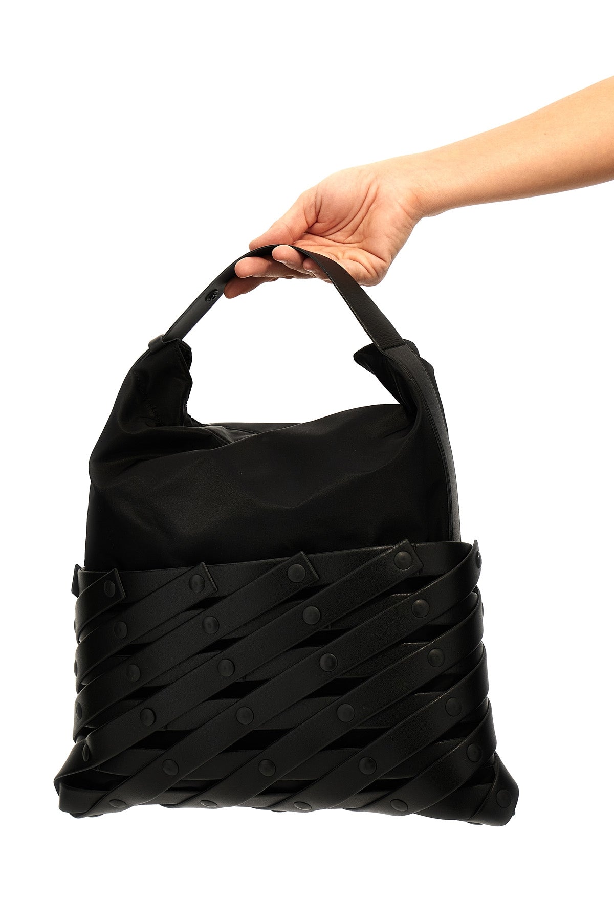 ISSEY MIYAKE 'SPIRAL GRID 38' SHOULDER BAG IM38AG54215