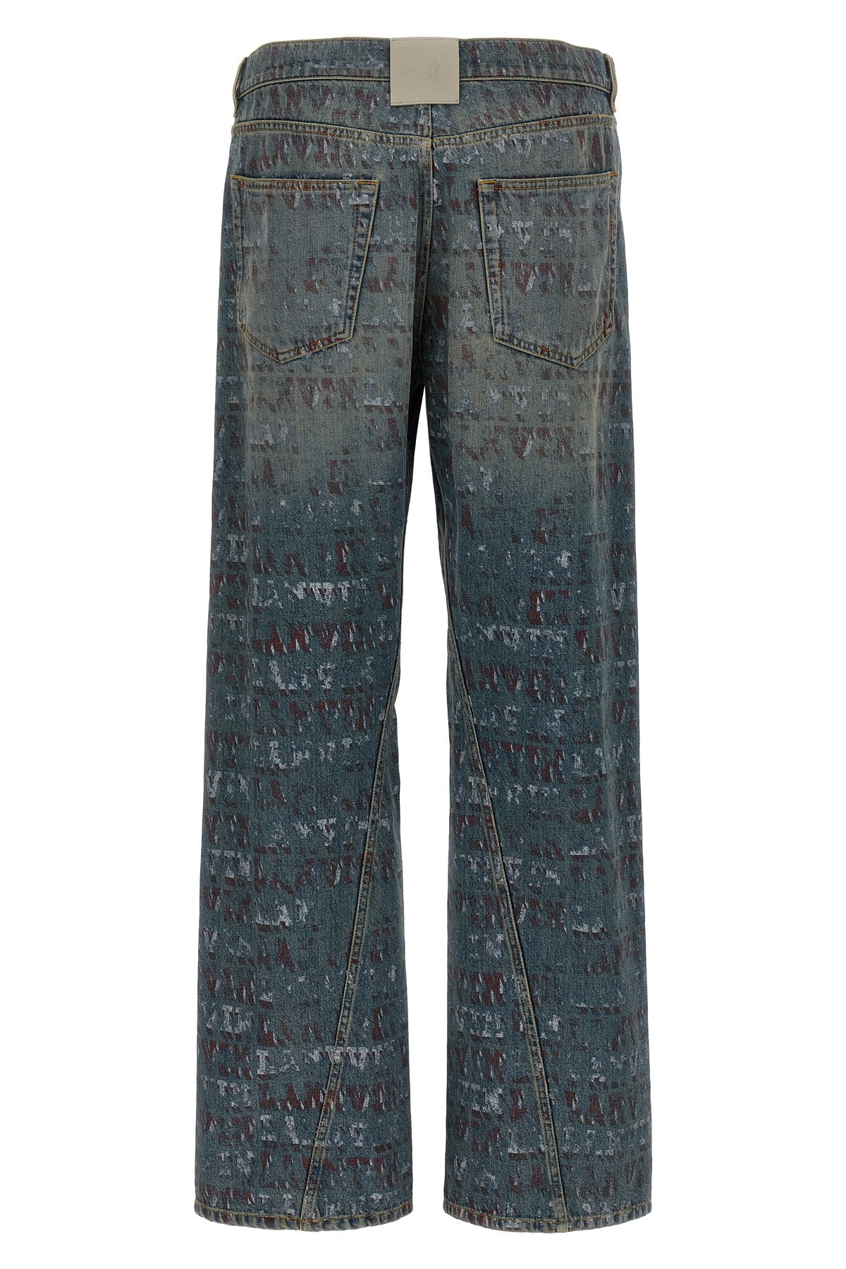 LANVIN LOGO PRINT JEANS RMTR0051D082P2422