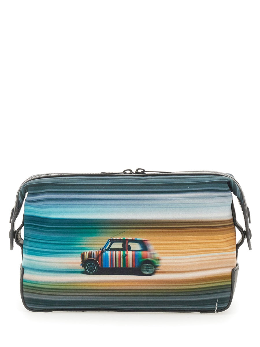 Paul Smith "MINI BLUR" TRAVEL CLUTCH BAG M1A-7406-MMIBLRPR