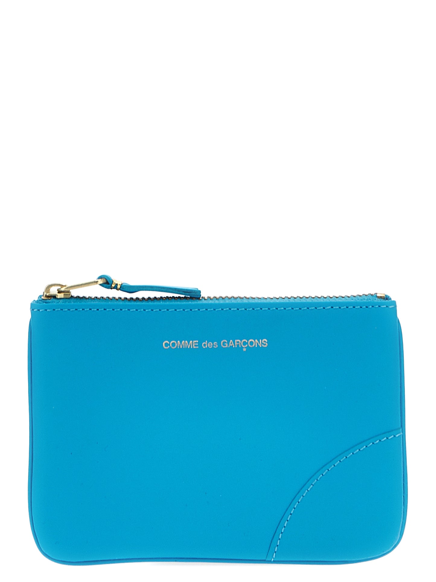 Comme Des Garçons Wallet color block pouch SA8100BLUE