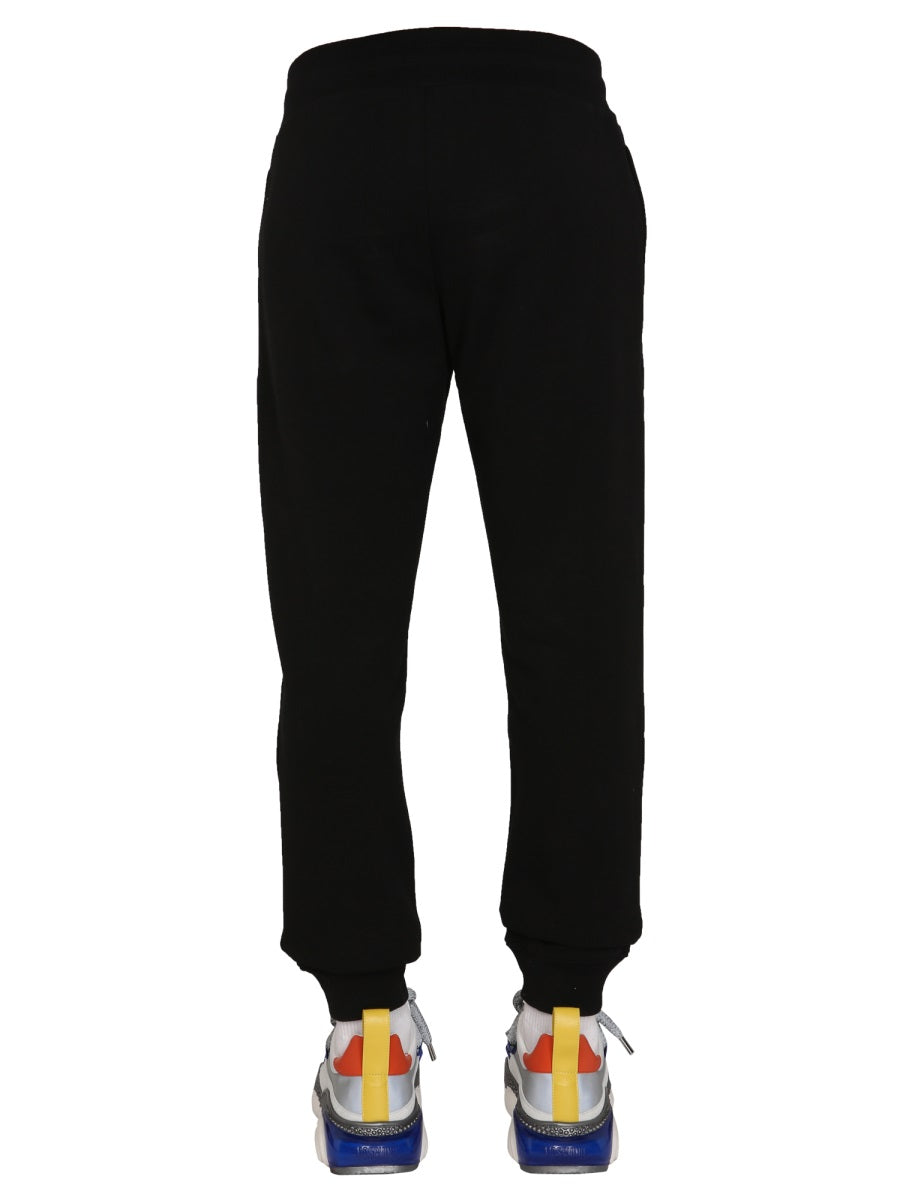 MOSCHINO MULTICOLOR LOGO JOGGING PANTS  034902281555