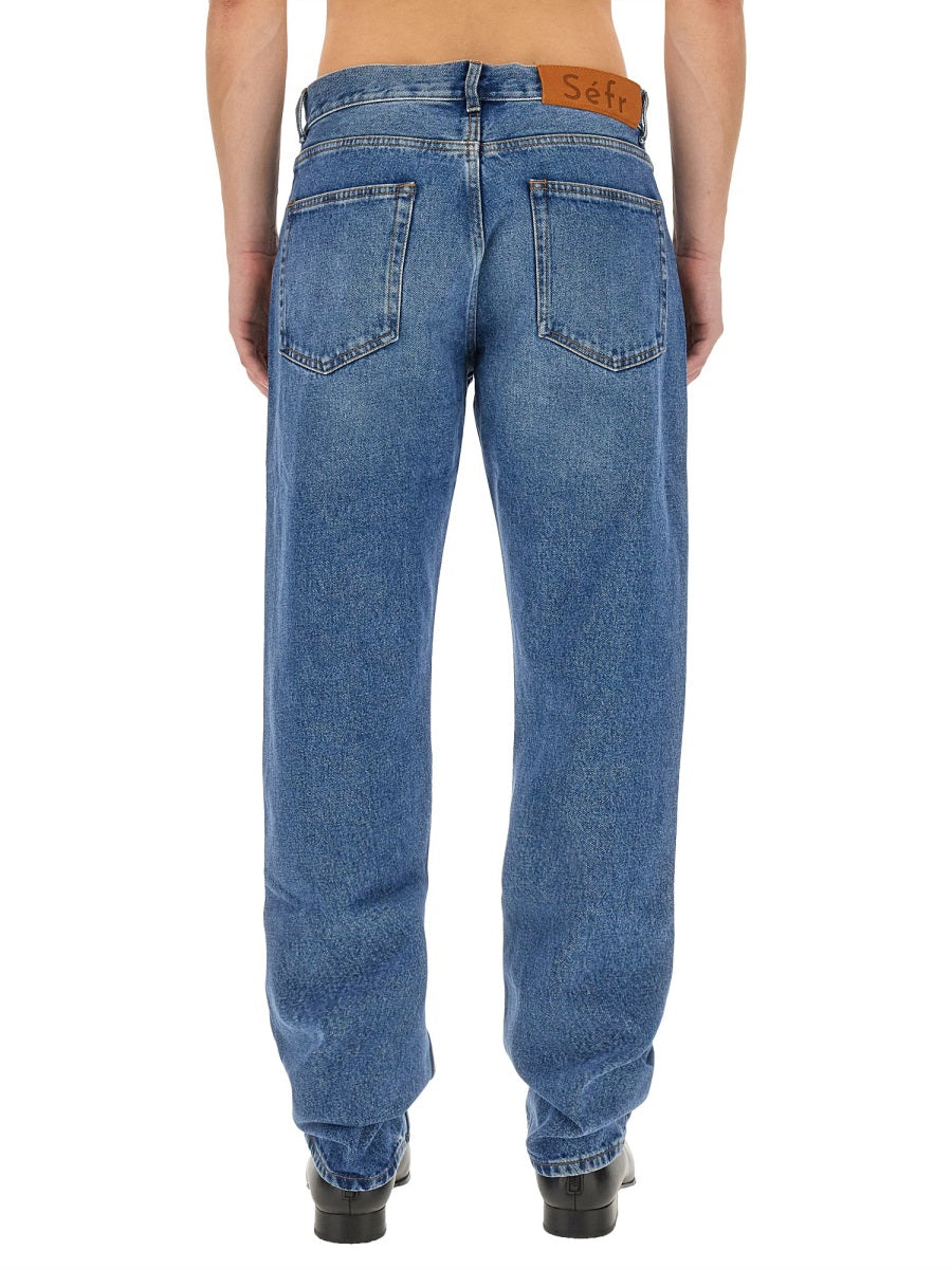 Séfr JEANS STRAIGHT CUT  SS22STRAIGHTCUTWORNWASH