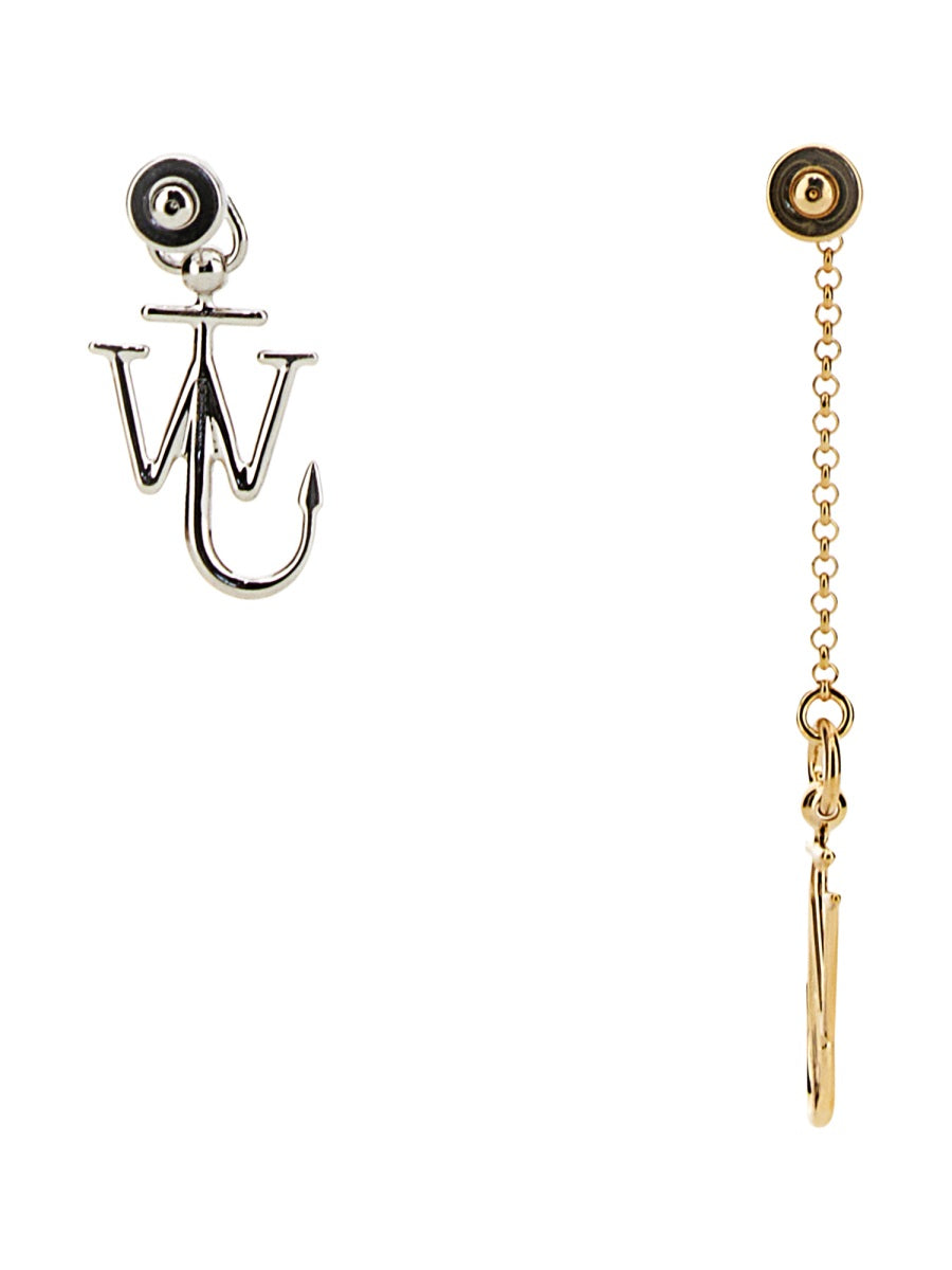 JW Anderson ASYMMETRIC ANCHOR EARRINGS JY0067OT0029942