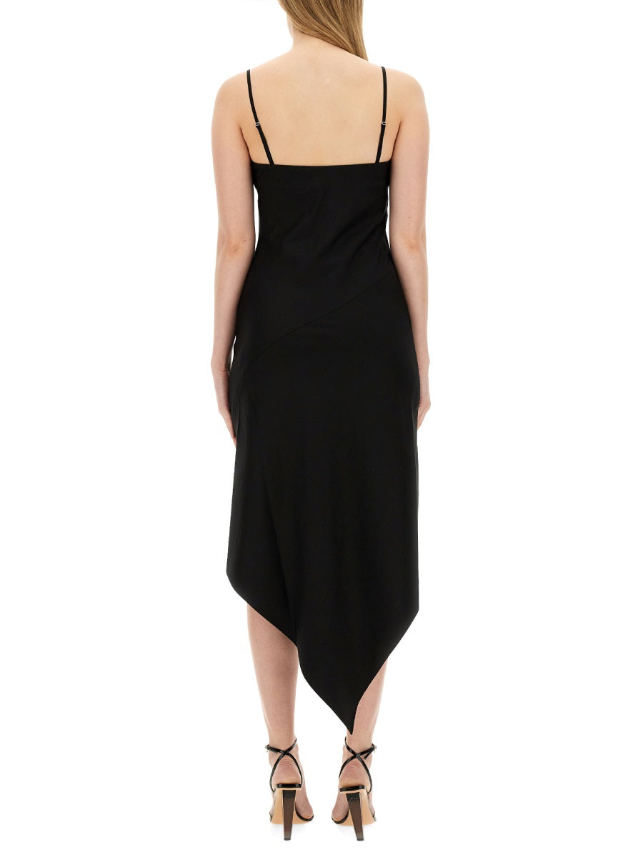 Helmut lang DRESS WITH SCARF HEM O01HW601001