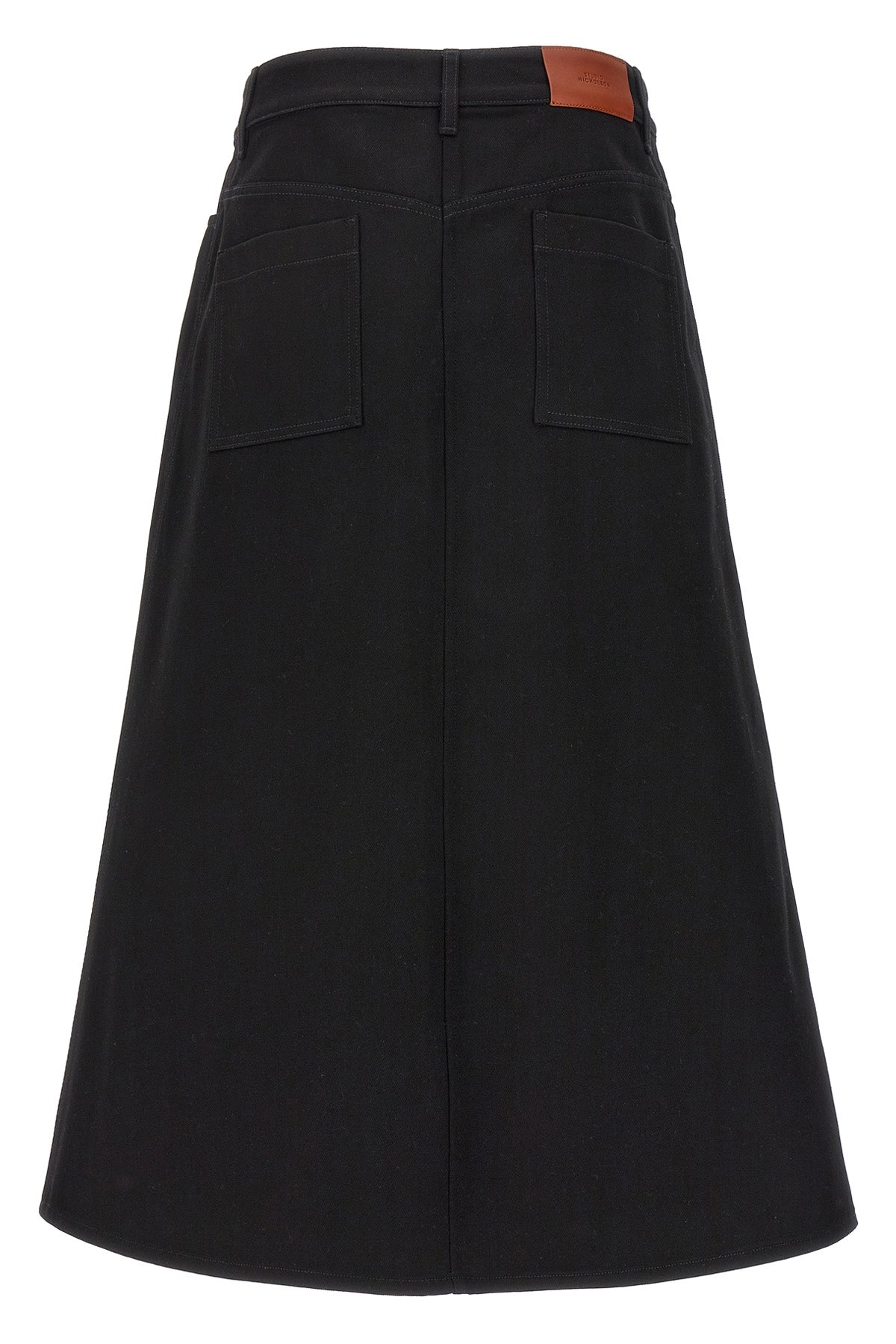 Studio Nicholson 'BARINGO' MIDI SKIRT BARINGOBLACK