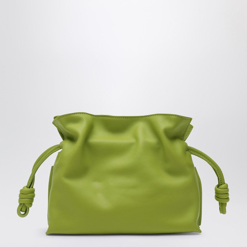 LOEWE Mini meadow green leather Flamenco clutch A411FC2X73LEP_LOEW-1718