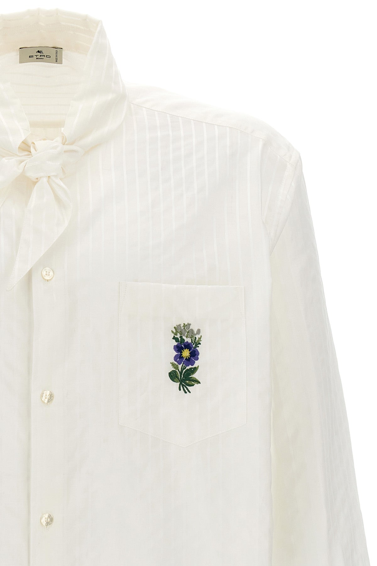 ETRO FLORAL EMBROIDERY SHIRT 1K9447109990