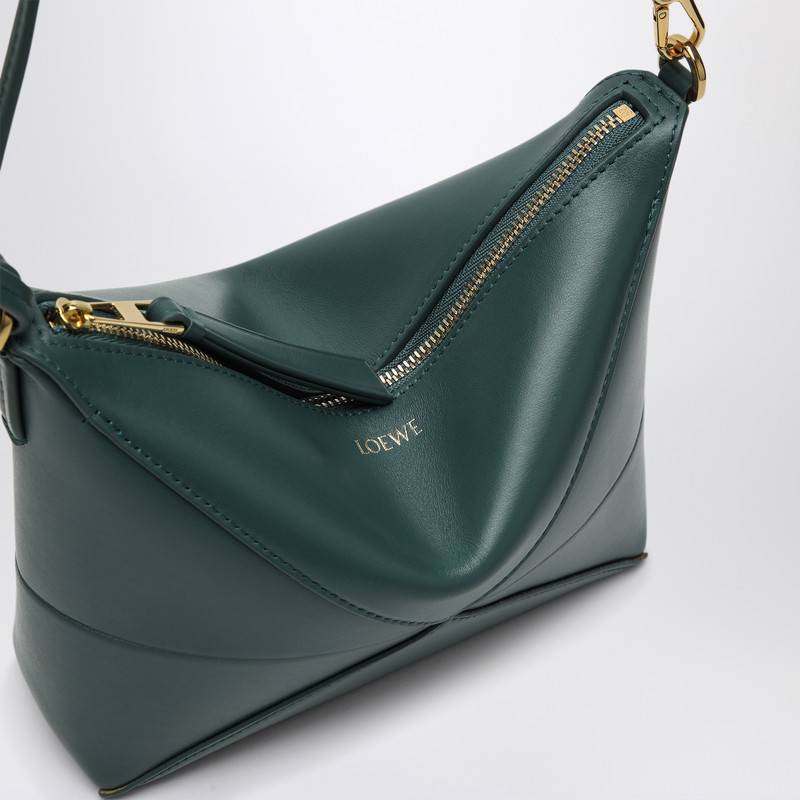 LOEWE Puzzle Fold green clutch bag C510PT1X01LEQ_LOEW-4535（ハンドバッグ・ショルダーバッグ）  | ロエベのファッション通販 - Stok