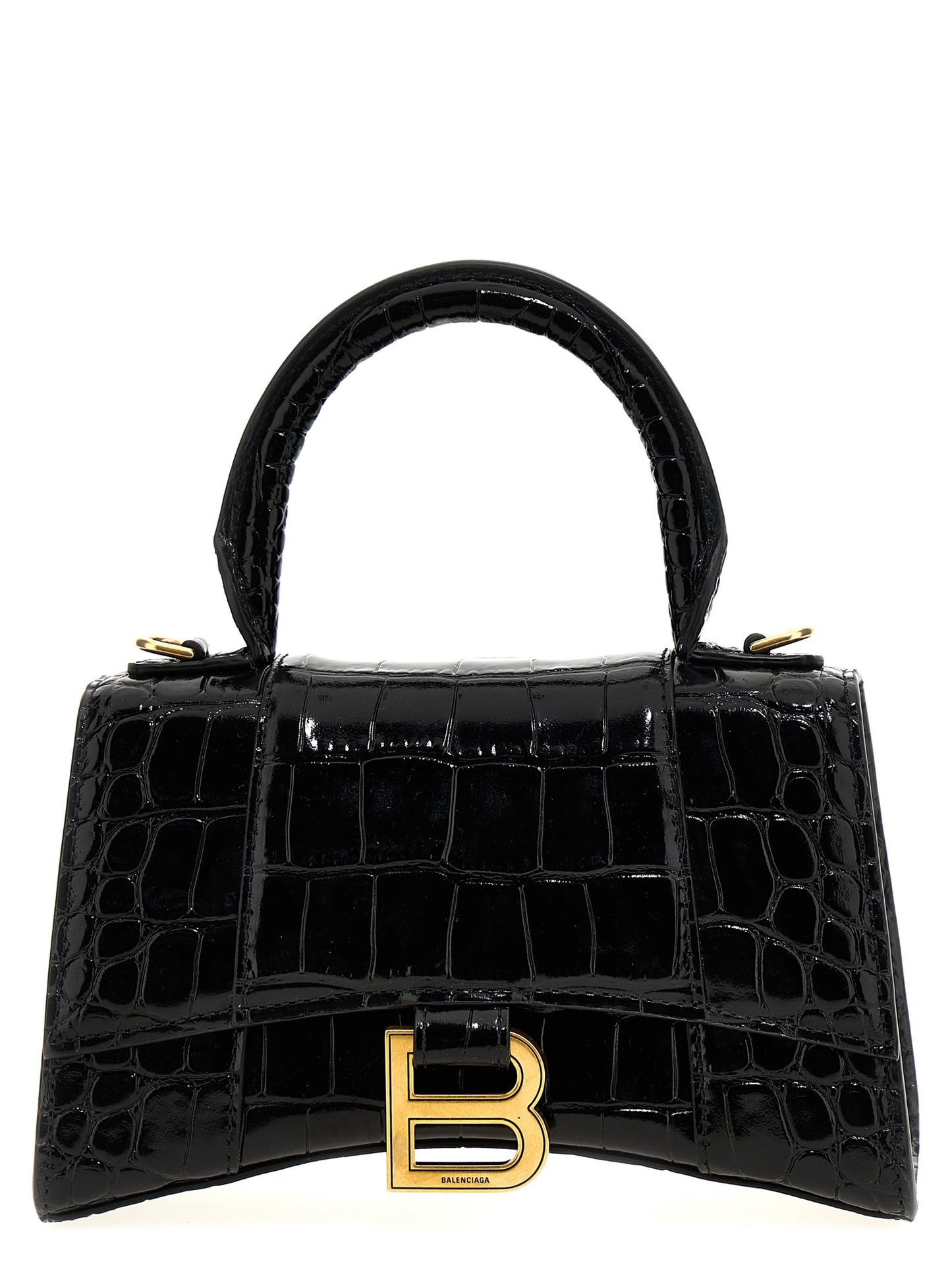 Balenciaga HOURGLASS CROCODILE HANDBAG 5928331LRGM1000