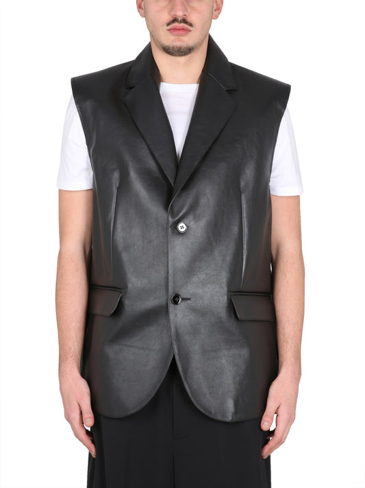 MM6 Maison Margiela LEATHER VEST S52FB0076SY1621900