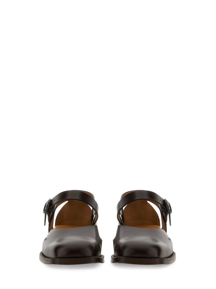 HEREU SANDAL "ALORDA" ALORWFS24.002.3DARKBROWN