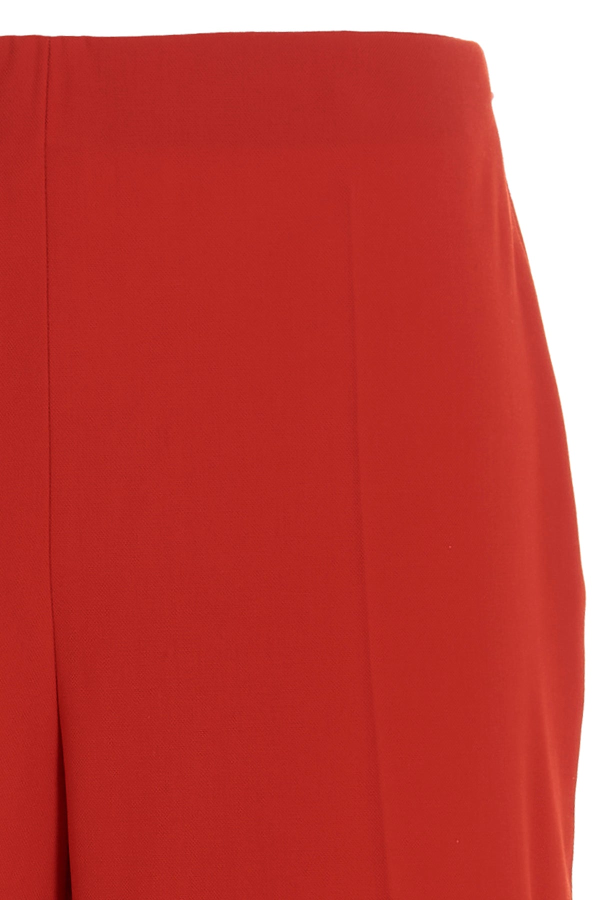 FERRAGAMO STRAIGHT PANTS WITH PLEAT 0761716RED