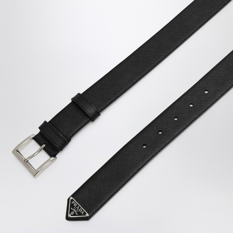 Prada Black Saffiano leather belt 2CC545053P_PRADA-F0002