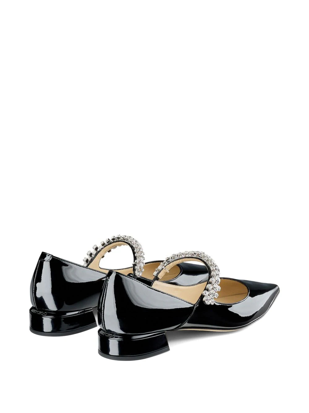 JIMMY CHOO Flat shoes Black BINGPUMPFLATPATBLACK