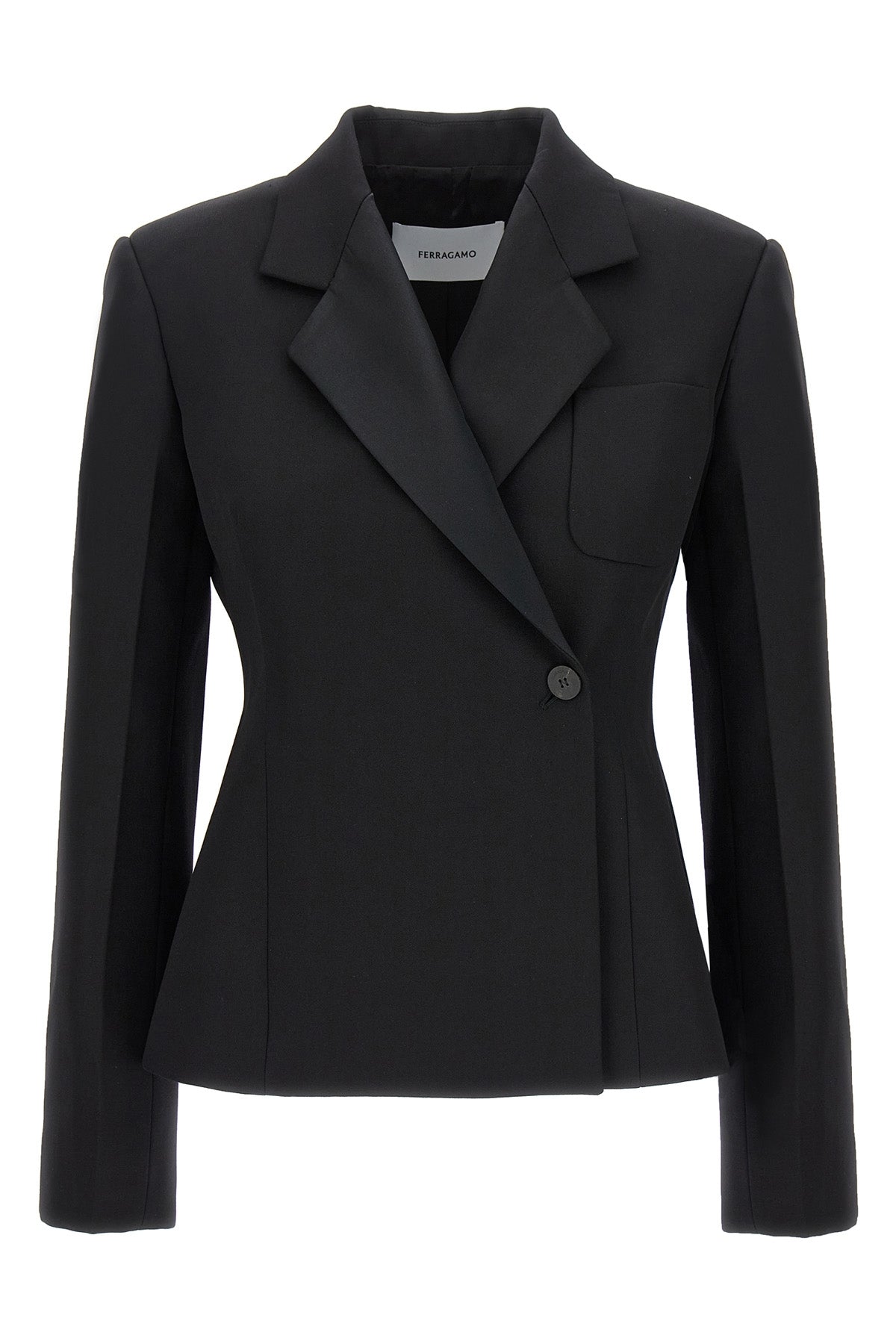 FERRAGAMO 'TUXEDO' BLAZER 769897NERO