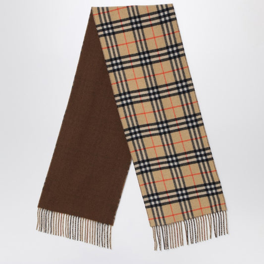 Burberry Reversible cashmere scarf Check 8099642162767P_BURBE-B9719