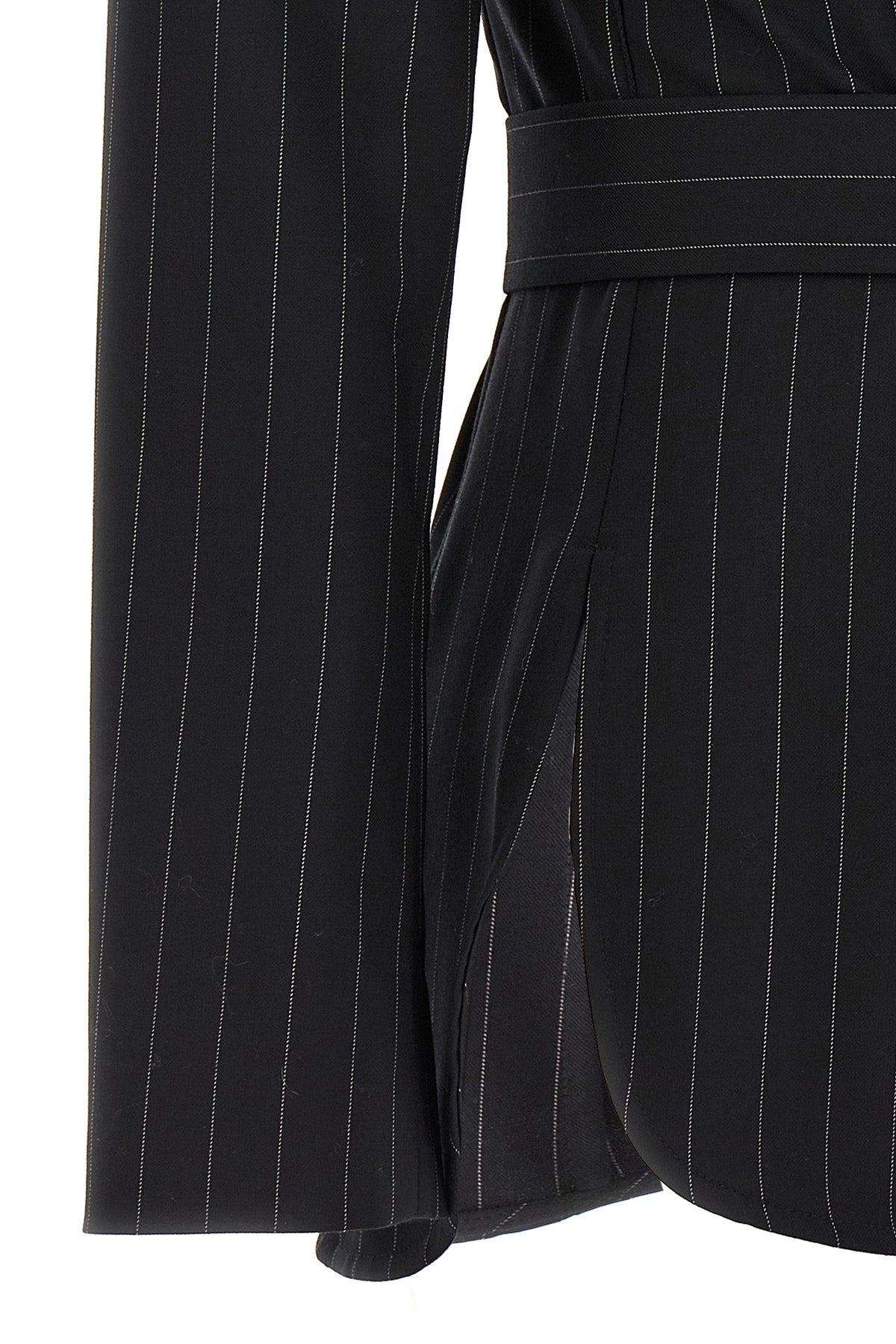 Max Mara DOUBLE-BREASTED PINSTRIPE BLAZER GABBIA006