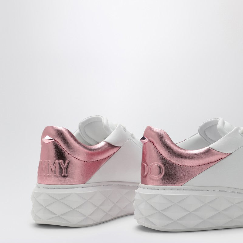 JIMMY CHOO Diamond Maxi white/pink metallic Sneaker DIAMONDMAXIFIIBFBP_JIMCH-WP