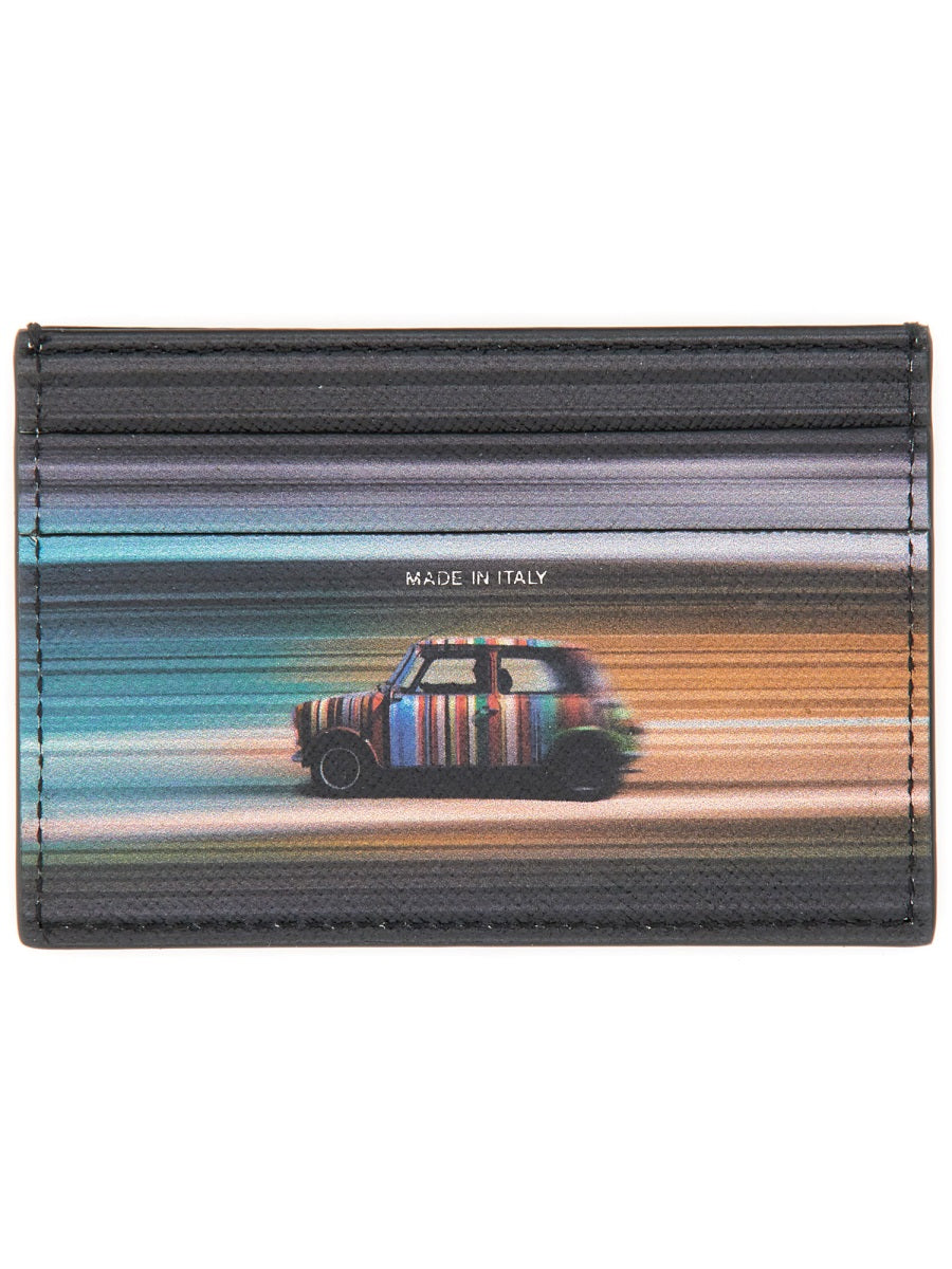 Paul Smith "MINI BLUR" CARD HOLDER M1A-4768-MMIBLR79