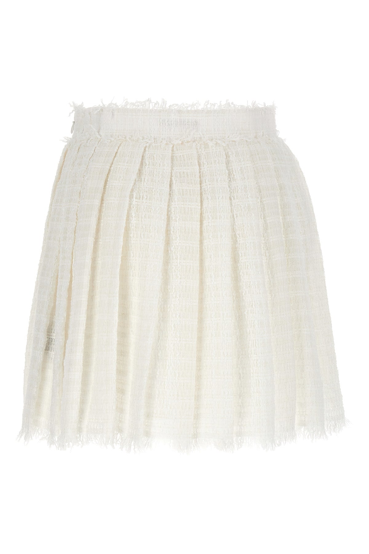 Balmain TWEED SKATER SKIRT AF2LB855XF440FA